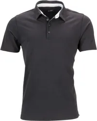 Herren Piqué Polo mit Kragenbesatz