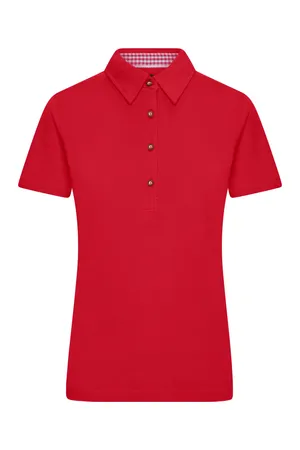 Ladies´ Traditional Polo red/red white