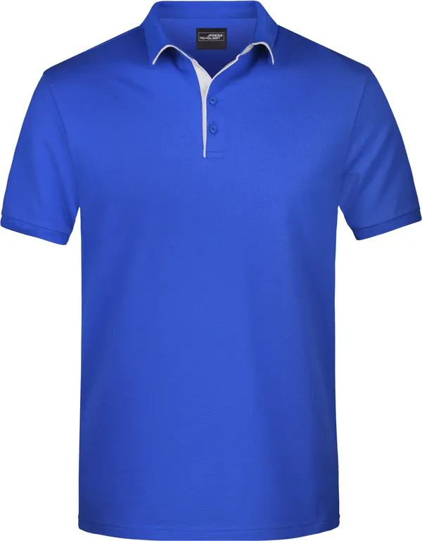 Herren Piqué Polo Single Stripe