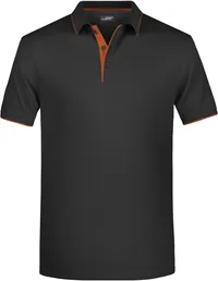 Herren Piqué Polo Stripe