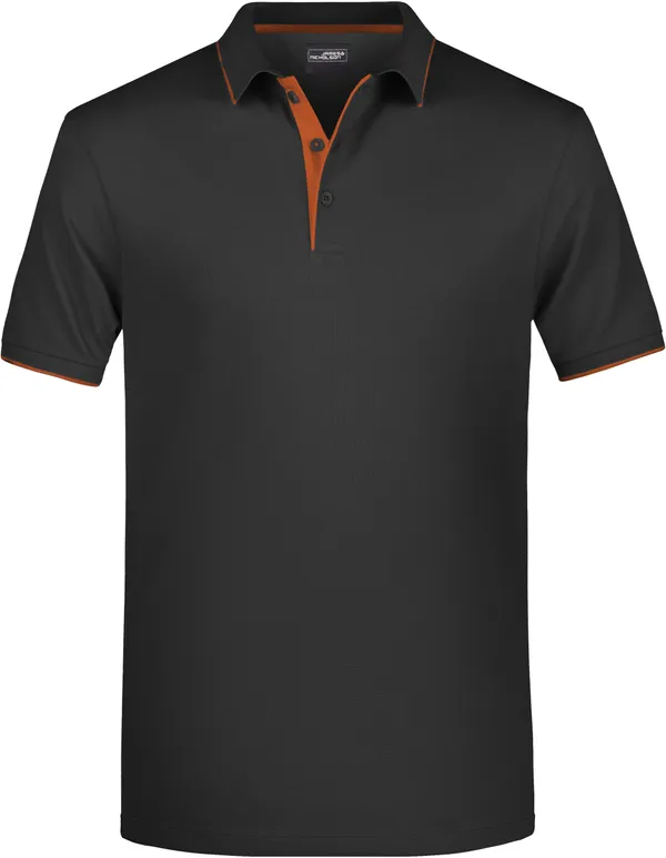 Herren Piqué Polo Stripe