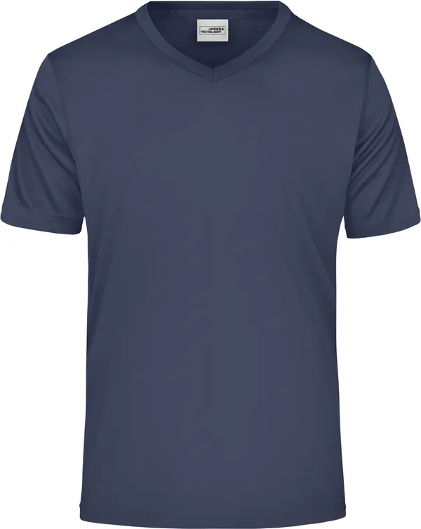 Herren V-Ausschnitt Sport T-Shirt