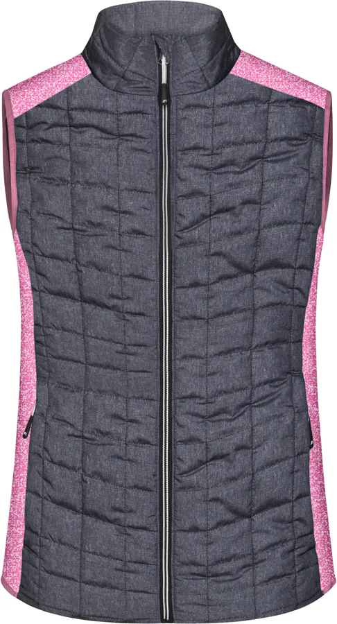 Damen Hybrid Strickfleece Gilet