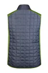 Men´s Knitted Hybrid Vest kiwi melange/anthracite melange
