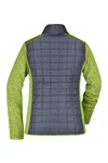 Ladies´ Knitted Hybrid Jacket kiwi melange/anthracite melange