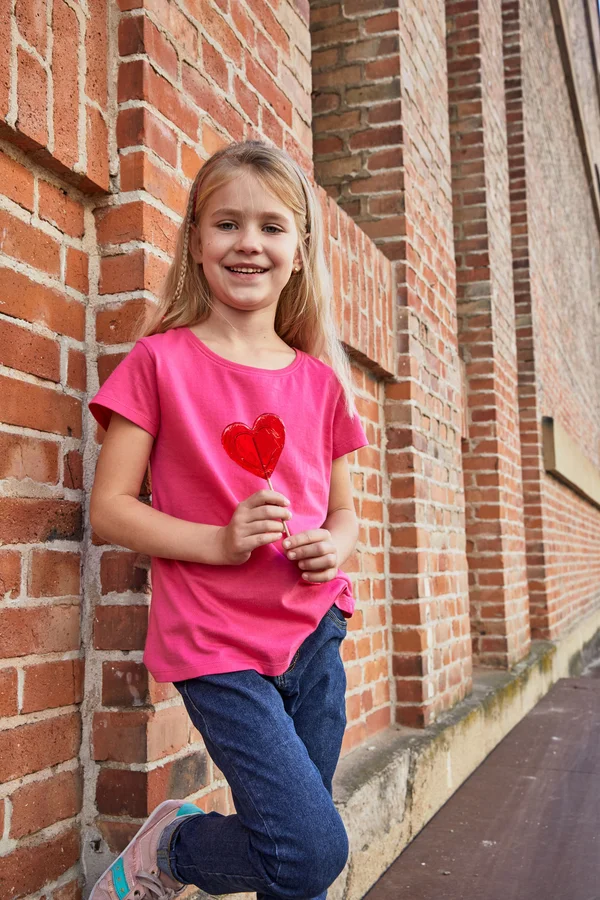 Mädchen T-Shirt Pink