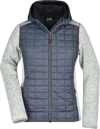 Damen Strick Hybrid Jacke