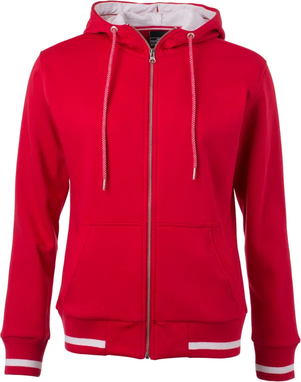 Damen Kapuzen Club Sweatjacke