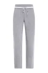 Damen Jogginghose grey heather/white