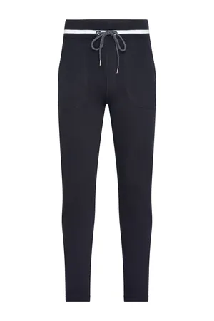Herren Jogginghose Navy / White
