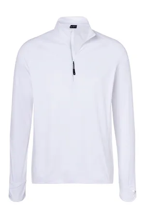 Herren Sport Shirt langarm White