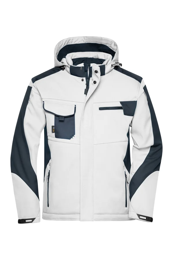 Craftsmen Softshell Jacket -STRONG- white/carbon
