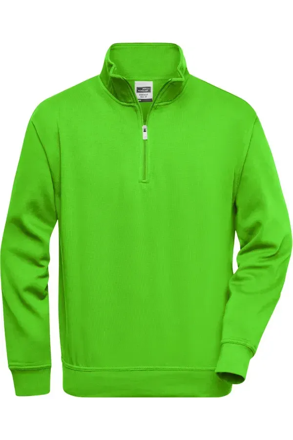 Workwear Sweater mit 1/2 Zip