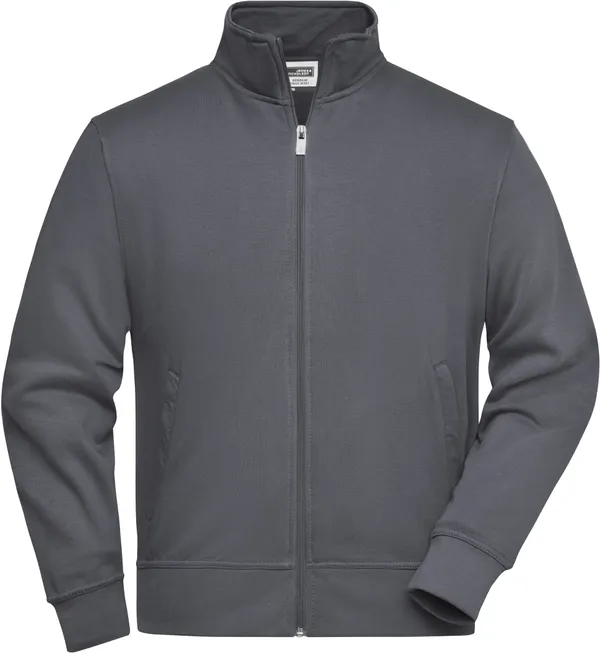 Sweatjacke mit Stehkragen