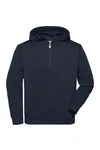 BIO Workwear-Half Zip Hoody Navy