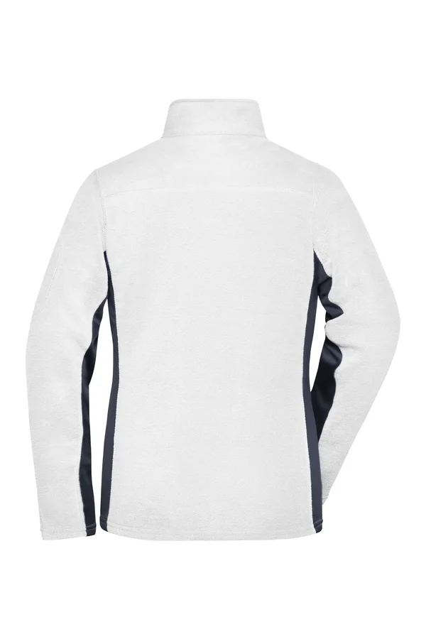 Ladies´ Workwear Fleece Jacket -STRONG- white/carbon