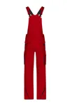 Workwear Pants with Bib - COLOR - red/navy