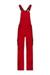 Workwear Pants with Bib - COLOR - red/navy