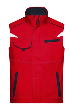 Workwear Gilet - Color red/navy