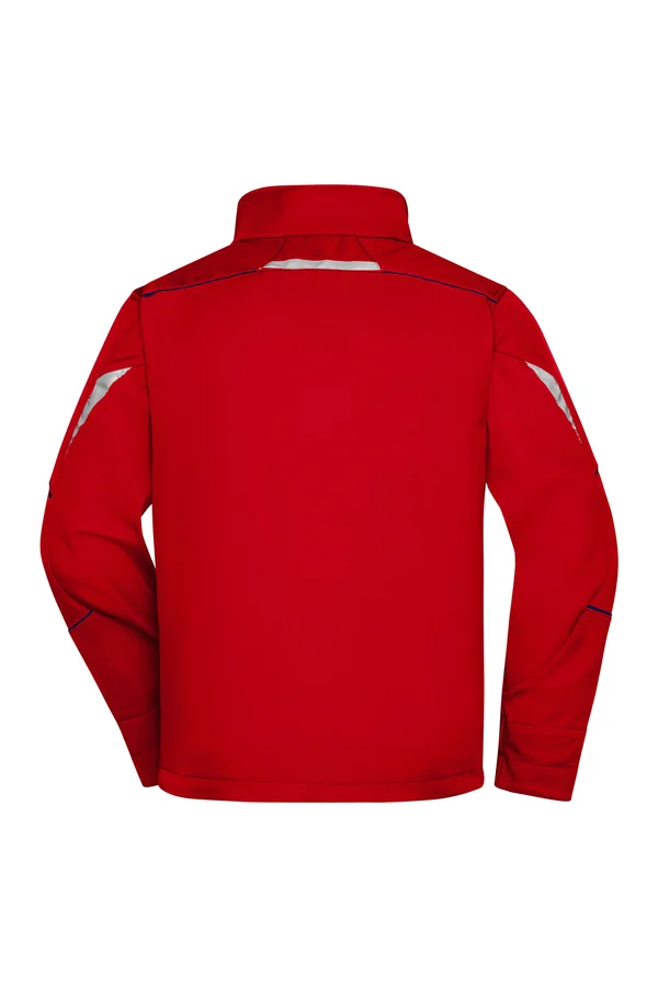 Workwear Softshell Jacket - COLOR - red/navy