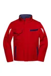 Workwear Softshell Jacket - COLOR - red/navy