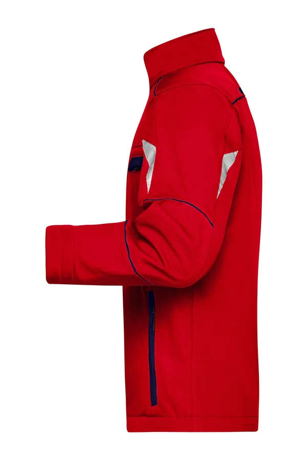 Workwear Softshell Jacket - COLOR - red/navy