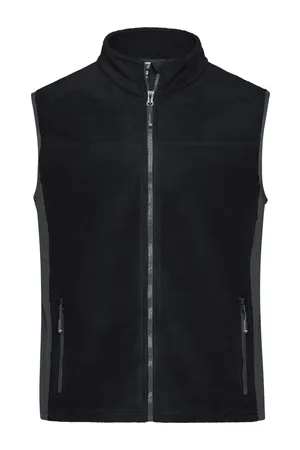 Men´s Workwear Fleece Vest - STRONG - black/carbon