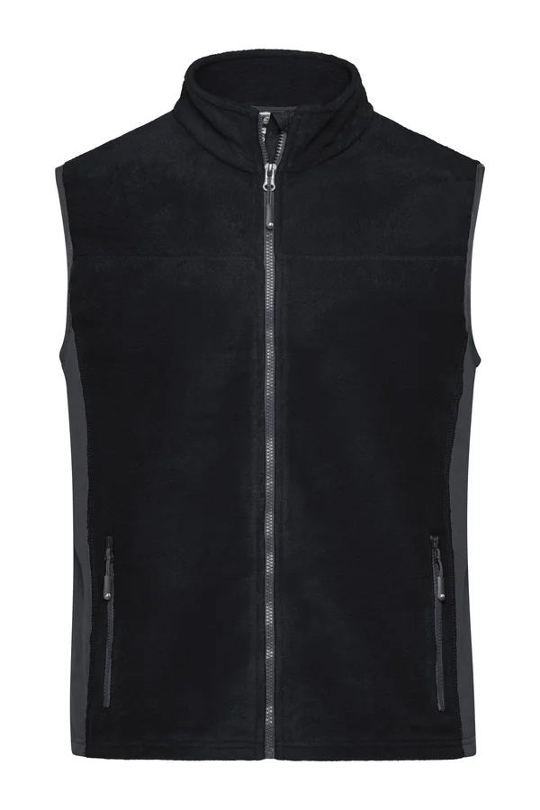 Men´s Workwear Fleece Vest - STRONG - black/carbon