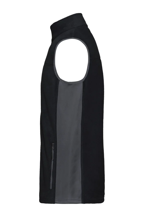 Men´s Workwear Fleece Vest - STRONG - black/carbon