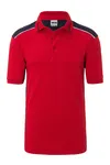 Men´s Workwear Polo - COLOR - red/navy