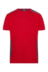 Men´s Workwear T-Shirt - COLOR - red/navy