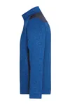 Men´s Knitted Workwear Fleece Half-Zip - STRONG - royal melange/navy