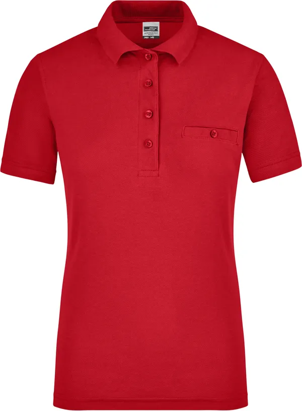 Damen Workwear Polo mit Brusttasche