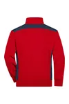Workwear Half-Zip Sweat - COLOR - red/navy