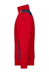 Workwear Half-Zip Sweat - COLOR - red/navy