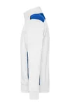 Men´s Workwear Sweat Jacket - COLOR - white/royal