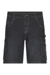 Workwear Denim Stretch Bermudas Black Denim
