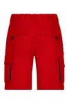 Workwear Bermudas - COLOR - red/navy