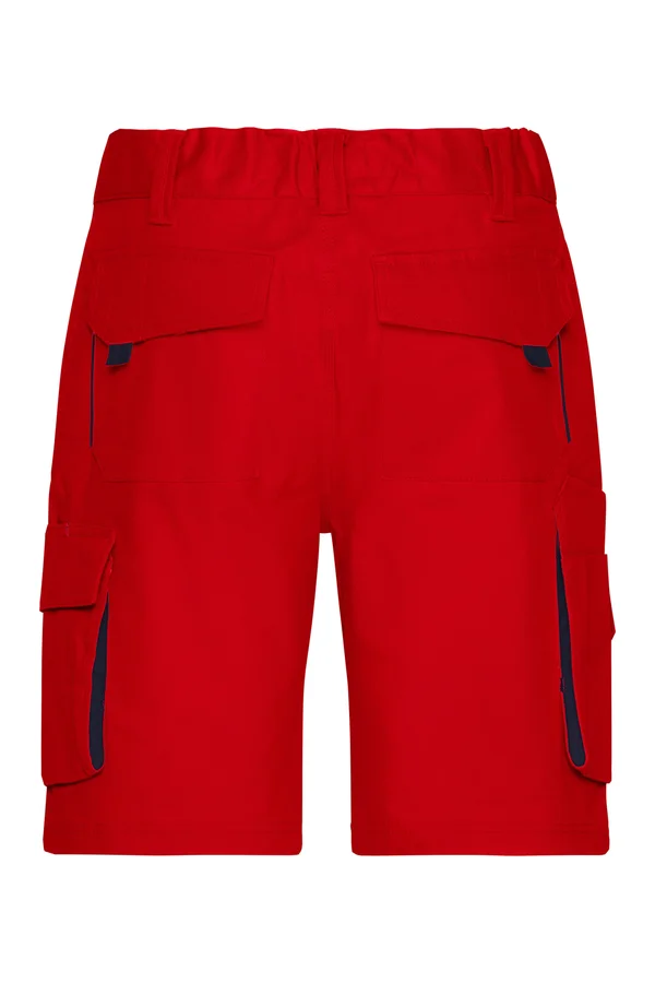 Workwear Bermudas - COLOR - red/navy