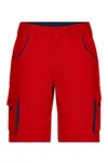Workwear Bermudas - COLOR - red/navy