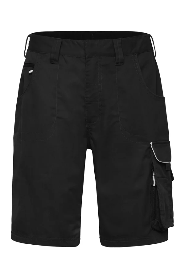 Workwear Bermuda - Solid Black