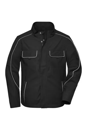 Workwear Softshell Light Jacke - Solid Black