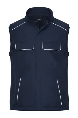 Workwear Softshell Gilet - Solid Navy