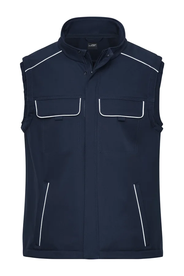 Workwear Softshell Gilet - Solid Navy