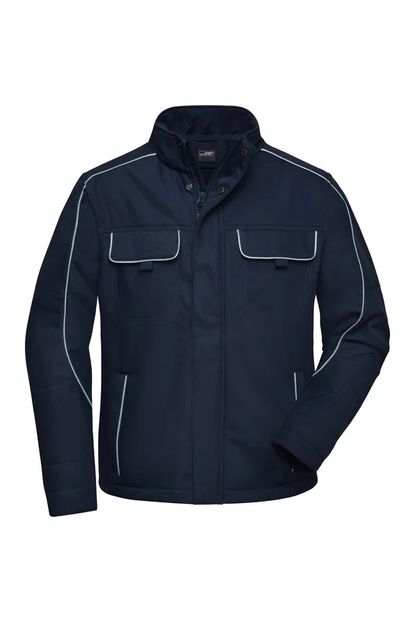 Workwear Softshell Jacket - SOLID - Navy