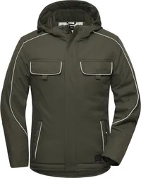 Workwear Softshell Padded Jacke - Solid