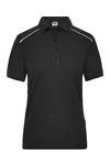Damen Workwear Polo - Solid Black