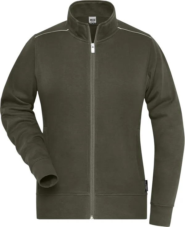Damen Workwear Sweatjacke - Solid