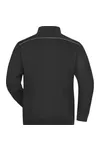 Men´s Workwear Sweat-Jacket - SOLID - Black