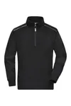 Workwear Half-Zip Sweat - SOLID - Black